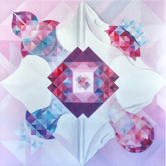 Pintura Contemporánea Encuentro y Poder, Oleo sobre tela